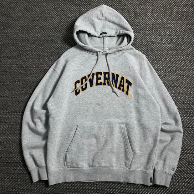 커버낫 빅로고 박시핏 후드 티셔츠 o 4368