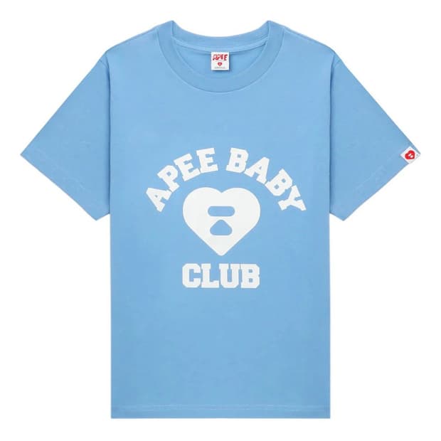(오더) 베이프 APEE 여성 프린트 티셔츠 BLUE 블루 S