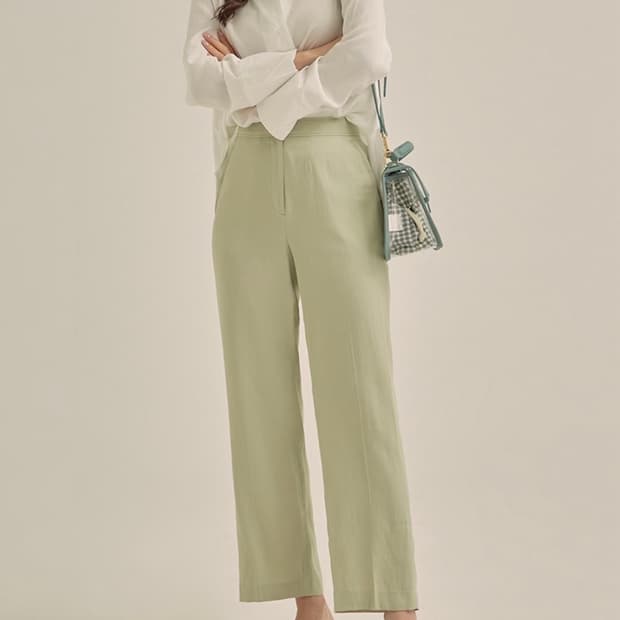 로엠 여름 세미와이드 팬츠