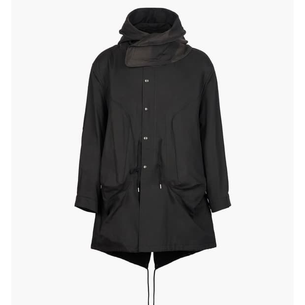 지용킴 jiyongkim 선블리치 피쉬테일 파카 L