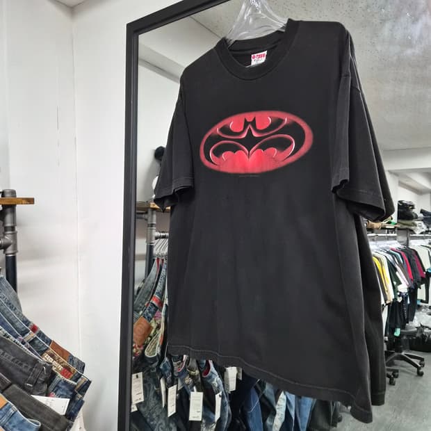 BATMAN & ROBIN 1997년 공식 무비 머천다이징 반팔 티셔츠