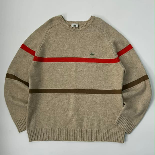 [105] 라코스테 울 100% 니트 스웨터