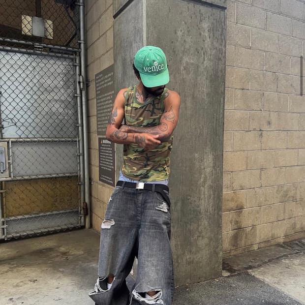 ERL VENICE CAP GREEN OS 새상품