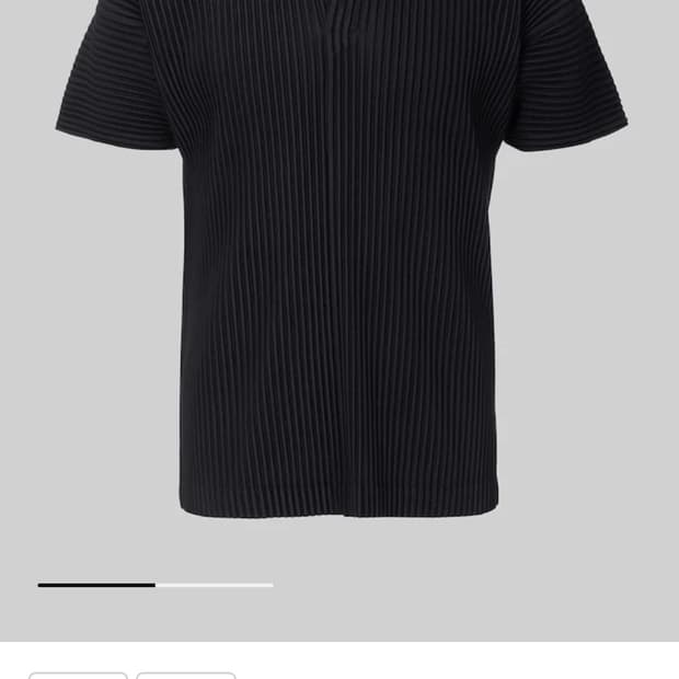 옴므플리세 반팔셔츠