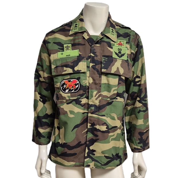 육군 구형 1공중강습여단 중위 중기형 동계 전투복 상의 자켓 (L)