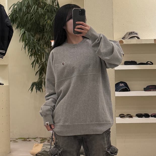 베이프 백로고 빅스펠아웃 스웻 셔츠 U246