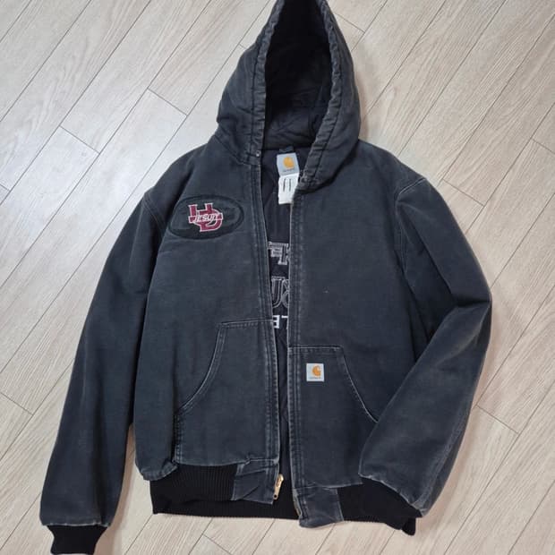 칼하트 액티브 후드 워크자켓 블랙 m