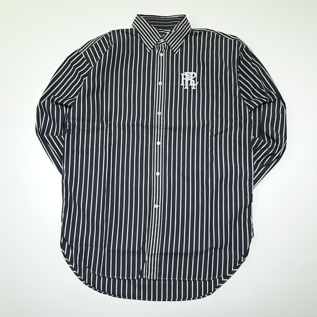 CK025 M 폴로 보이프렌드핏 모노 스트라이프 셔츠 남방