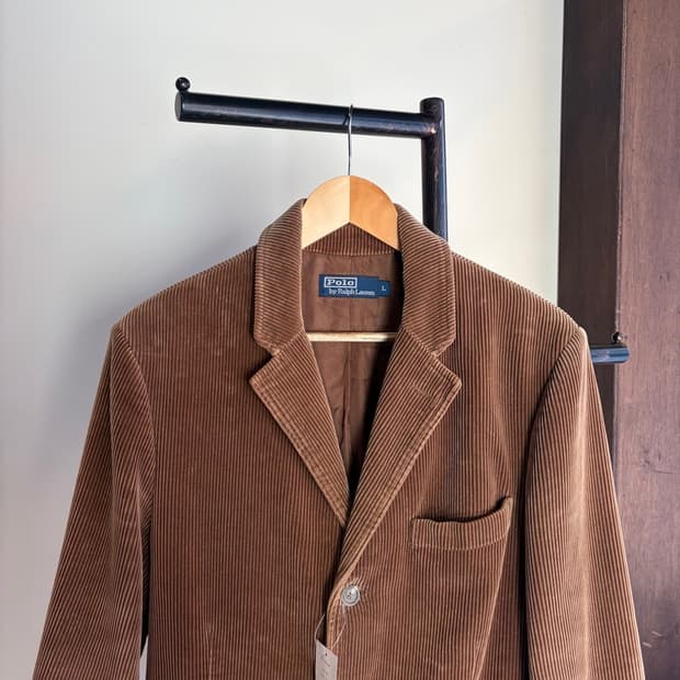 15381 - 폴로 랄프로렌 브라운 코듀로이 블레이저 자켓