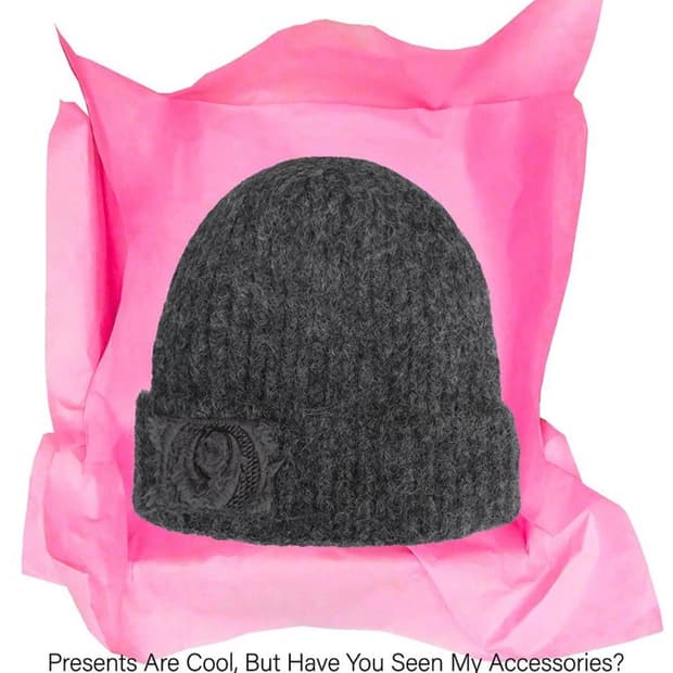 오들리워크샵 비니 차콜