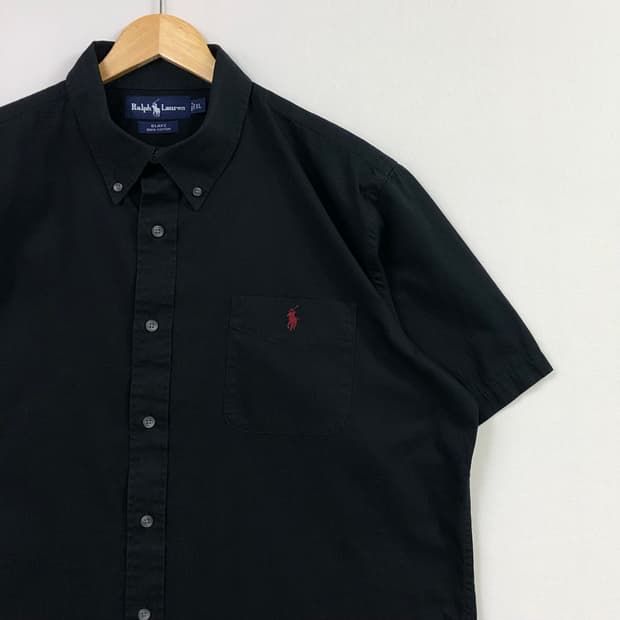 XL 폴로 블랙 셔츠