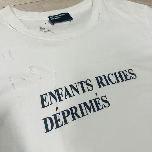 앙팡리쉬데프리메 erd 디스트로이드 클래식 로고 티셔츠