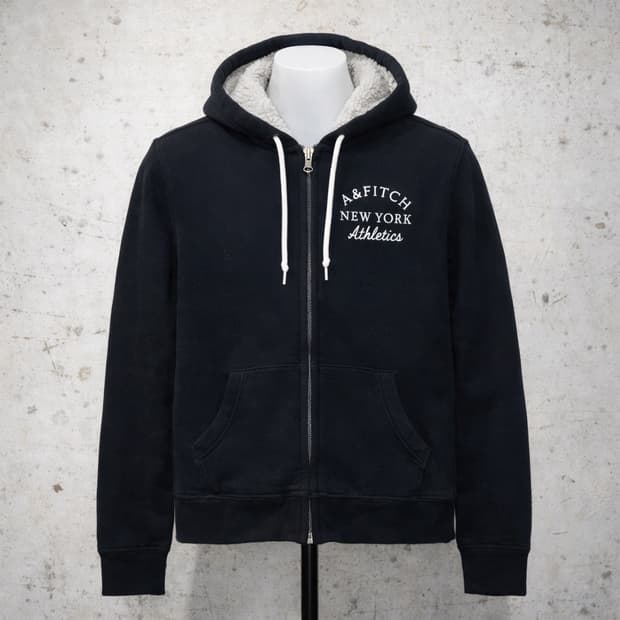 아베크롬비 양털안감 헤비 후드집업