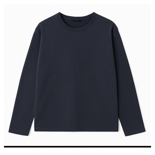 Htae 90s Basement Long Sleeve Pure Navy