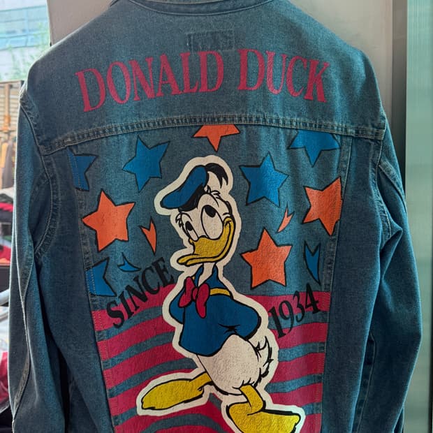 VTG POPPINS × Disney Donald Duck 데님 자켓