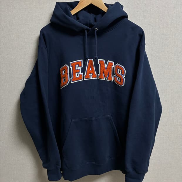 Beams 빔즈 후드 Navy컬러 L사이즈 판매