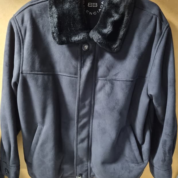 발렌시아가 남성 빈티지 무스탕 자켓 