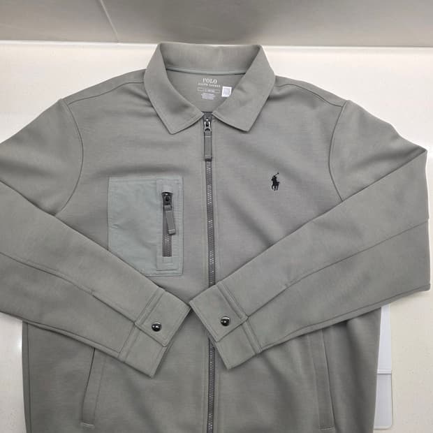 폴로 랄프로렌 자켓 바이스윙 해링턴 트윌 L 그레이