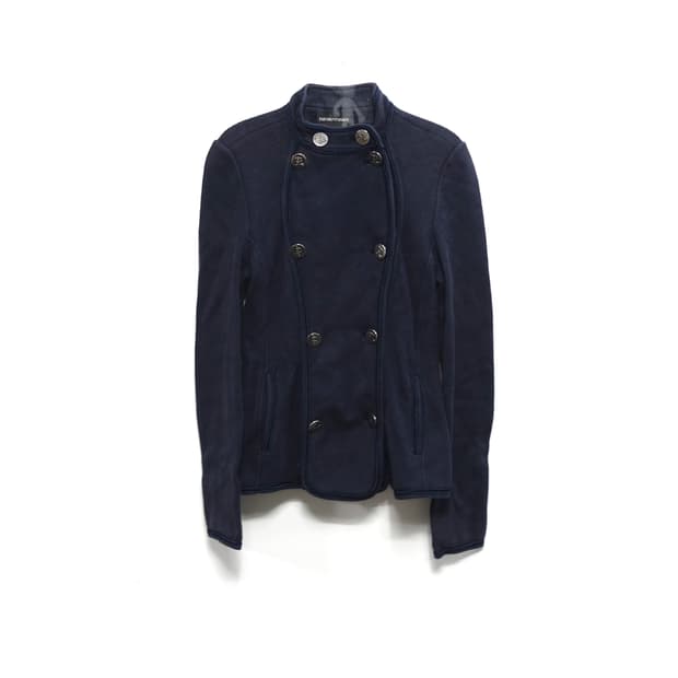 [40,L]EMPORIOARMANI 엠포리오아르마니 커브드 나폴레옹 자켓