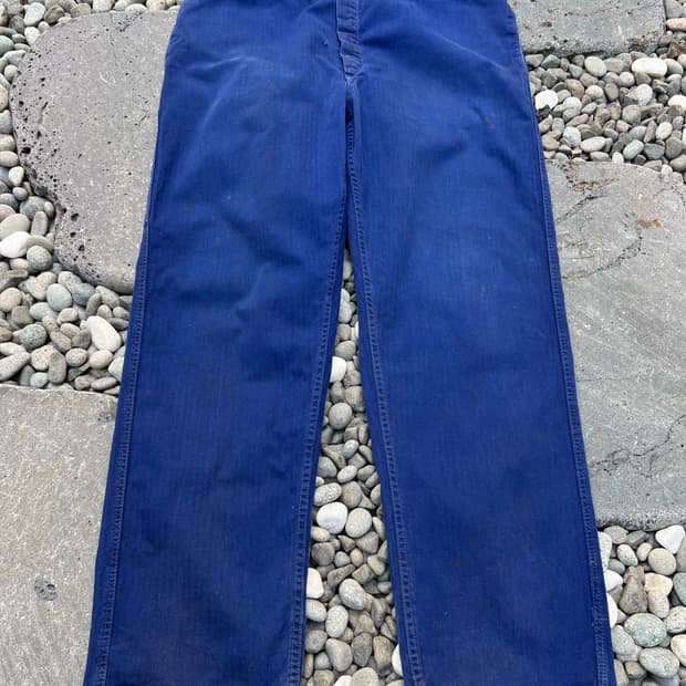 (38인치)FADED VINTAGE WASHING 헤링본프렌치워크팬츠