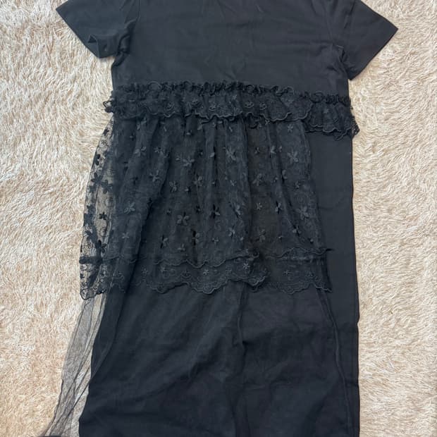 Simone Rocha x H&M 블랙 레이스 원피스
