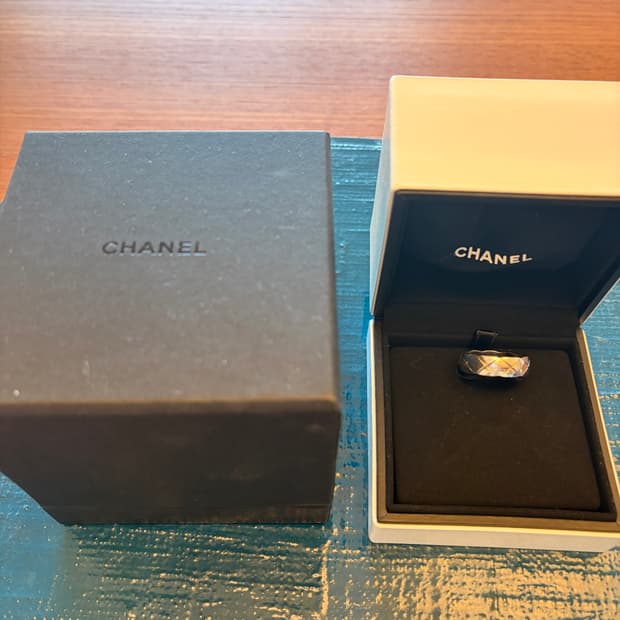 샤넬 코코 크러쉬 링 반지 화이트골드 스몰 57호
