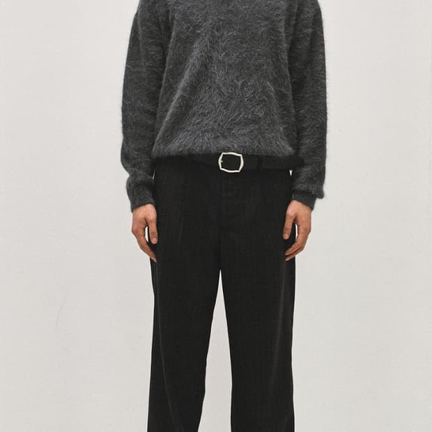 서피스에디션 스트라이프 캐시미어 블렌디드 트라우저 팬츠