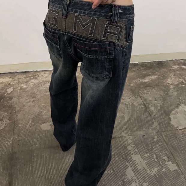 도그마엑스 데님 팬츠: DGMA SEMI BAGGY PANTS