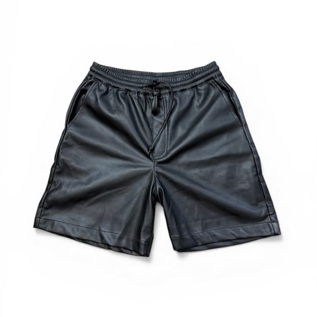 VTWO 비건레더 쇼츠