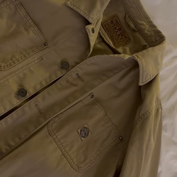 후아유 베이지 자켓 