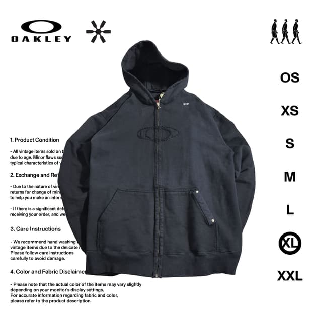 오클리 X 피에트 페디드  XL사이즈 후드집업