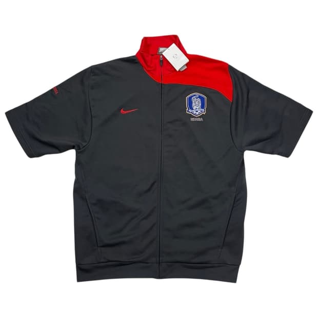 나이키 올드스쿨 국대 코리아 반팔 져지 집업 자켓 2XL 110