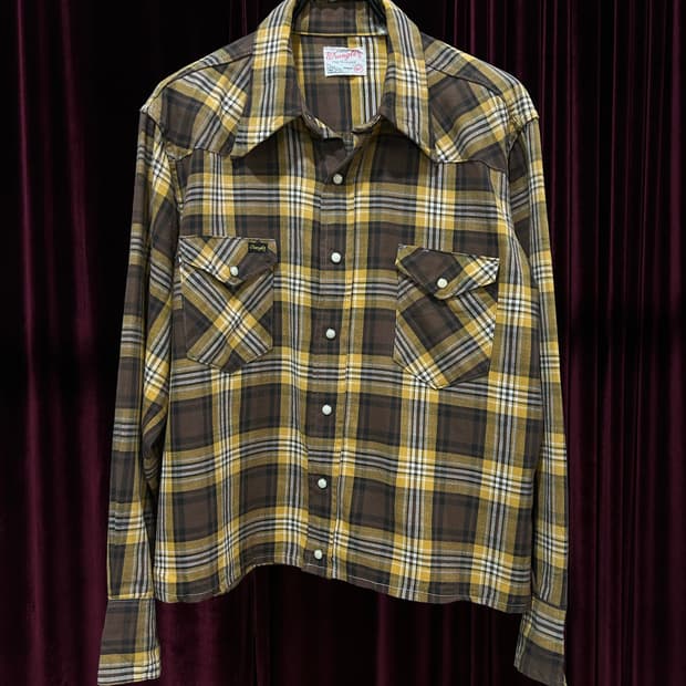 Vintage Wrangler Western check shirt 