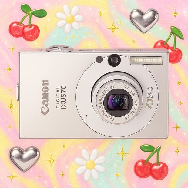 CANON IXUS 70 디지털 카메라 빈티지 디카