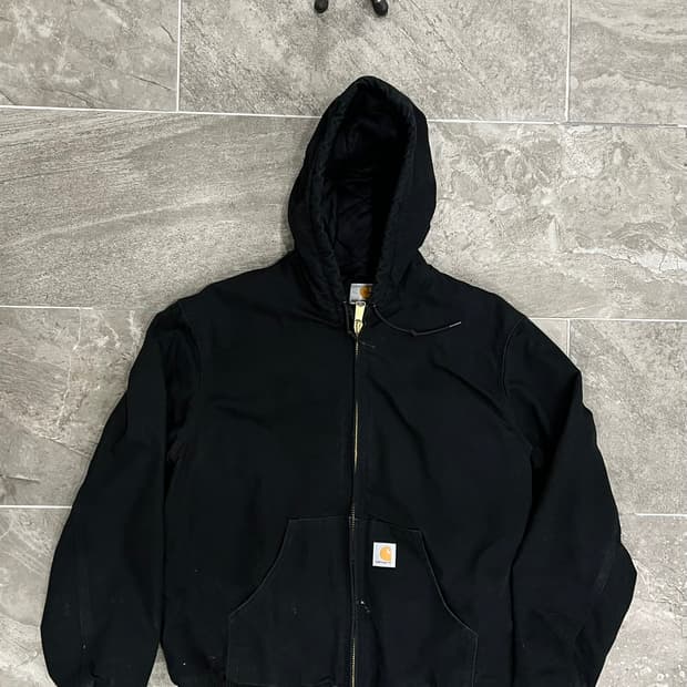 (M) 칼하트 덕 액티브 후드자켓 J140 BLK 블랙