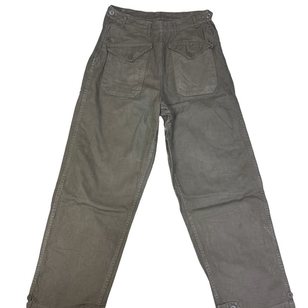 빈티지 50s 스웨덴 아미 코튼 팬츠 swedish army  42