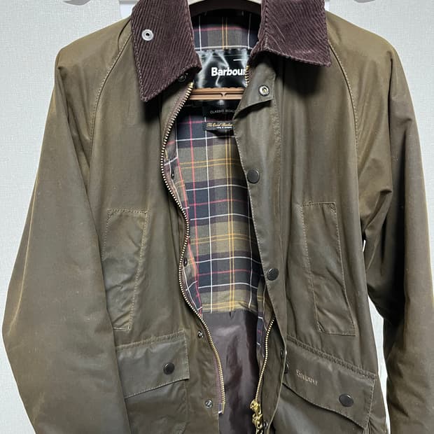 바버 비데일 올리브 색상 36사이즈