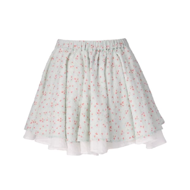혼쿄 honkyo Mint Strawberry Can Can skirt