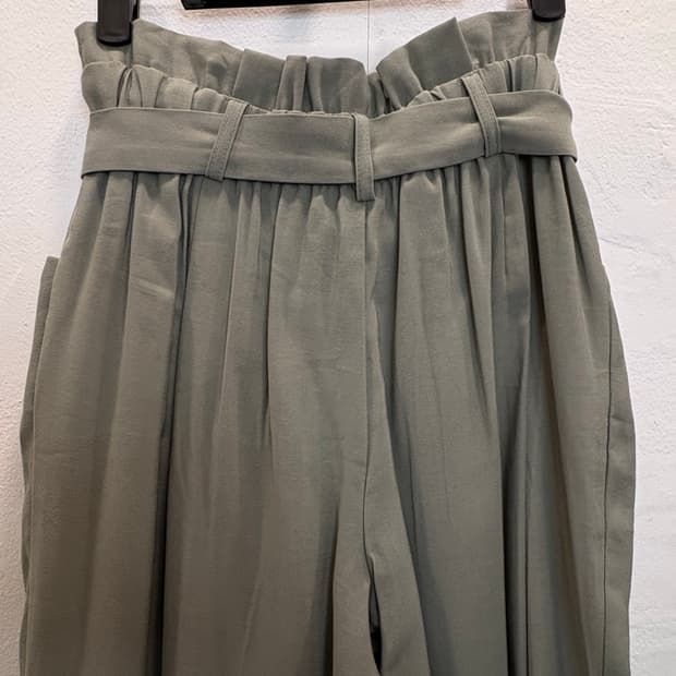 ZARA 카키 와이드 팬츠 XS/S