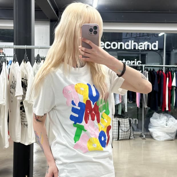 슈프림 20FW 벌룬 반팔 티셔츠 화이트