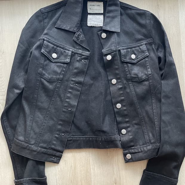 helmut lang 1999 waxed denim jacket 구매