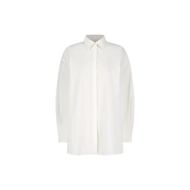 아모멘토 oversized shirts ecru 에크루 0사이즈