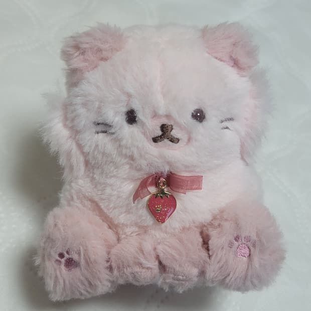 리락쿠마 코리락쿠마 스트로베리캣 마스코트 고전인형 코코아캣 코구마 고양이