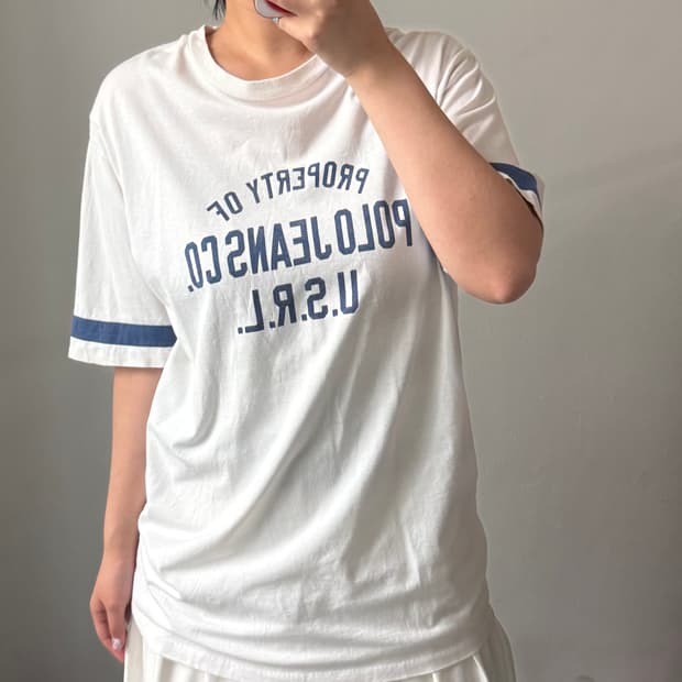 [L] 폴로 진스 반팔티