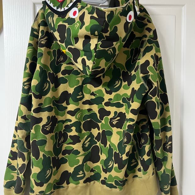 베이프 녹계 xl 실착 3회