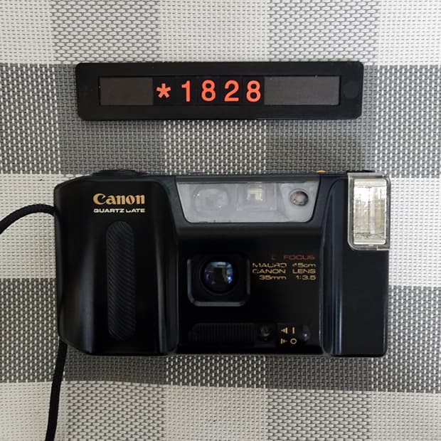 캐논 오토보이 라이트 데이터백 필름카메라
