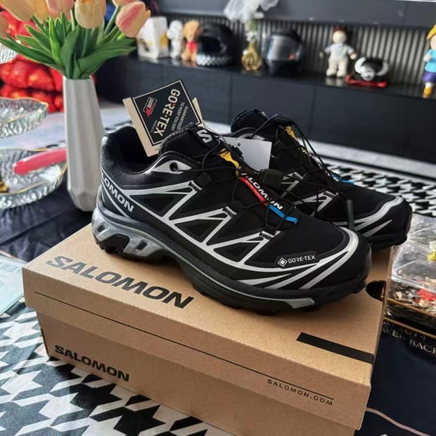 살로몬 XT-6 고어텍스 블랙 실버 260mm