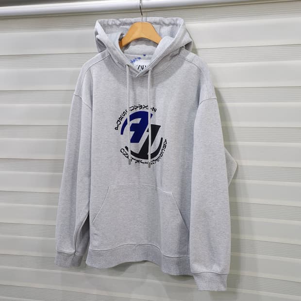 자라 x 아더에러 자수 후드 스웨트셔츠- L-XL