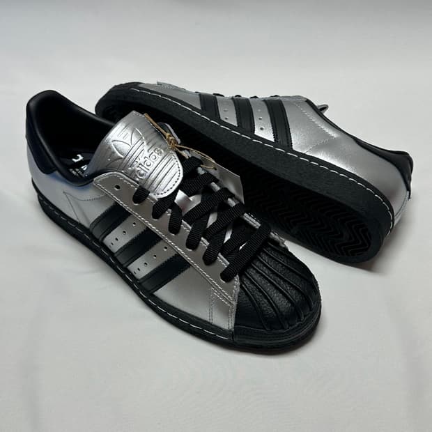 (W260/US7) 아디다스 슈퍼스타82 실버 메탈릭 코어 블랙 새제품