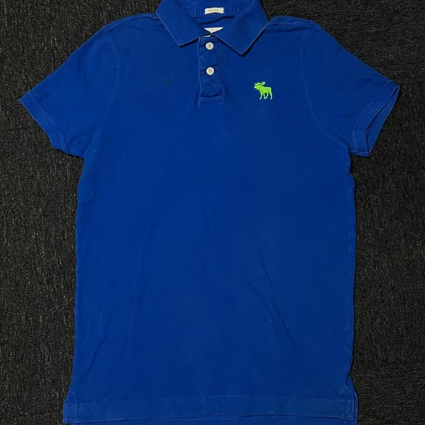 Abercrombie 무스 로고 폴로 셔츠
